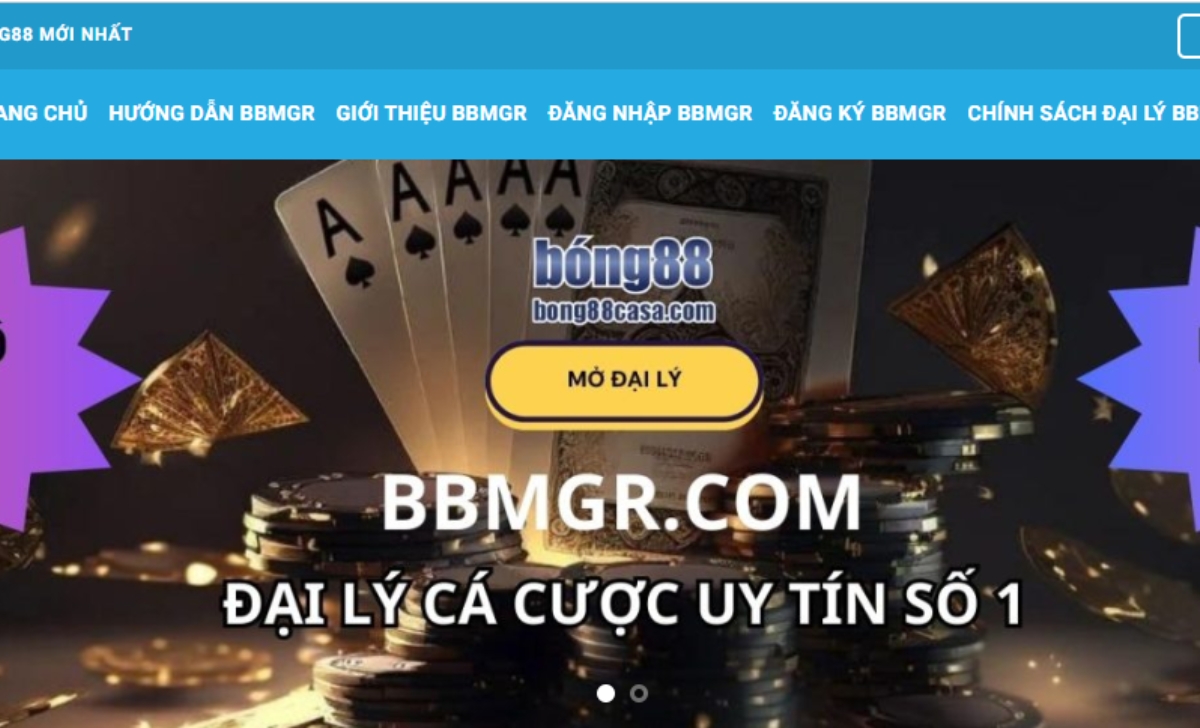 Bbmgr Đại lý cá cược giải trí hàng đầu lĩnh vực Bbmgr.com